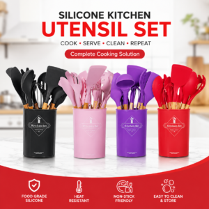 12-Piece Silicone Kitchen Utensil Set