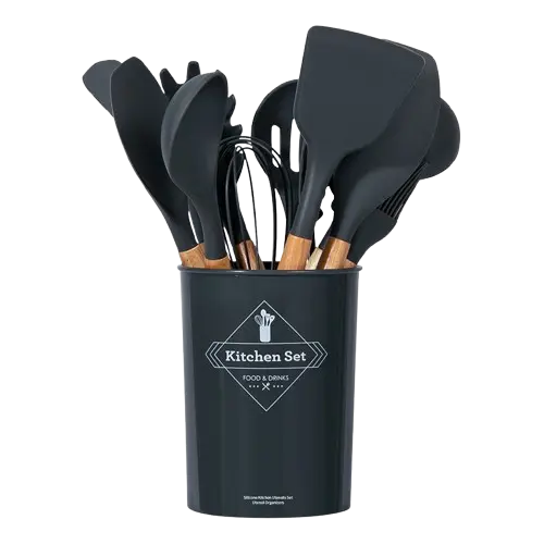 12-Piece Silicone Kitchen Utensil Set - Image 3