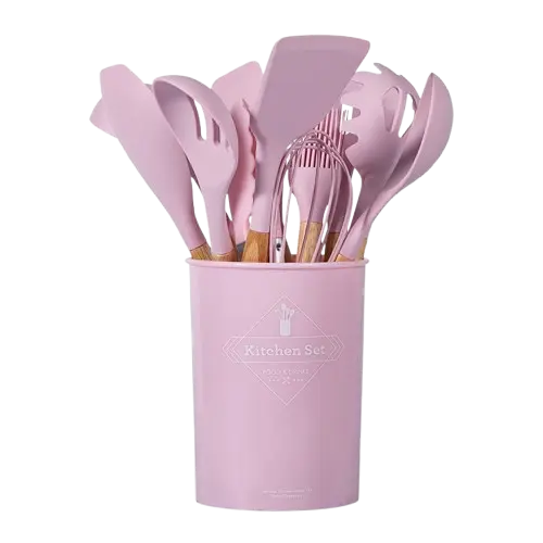 12-Piece Silicone Kitchen Utensil Set - Image 4
