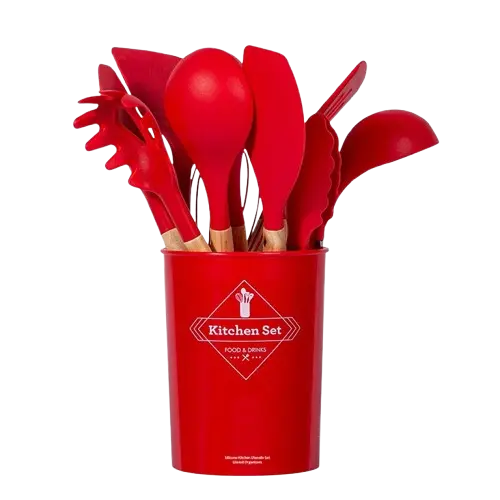 12-Piece Silicone Kitchen Utensil Set - Image 2
